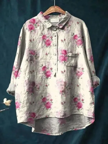 1 1 FREE | Barbara - Classic floral blouse