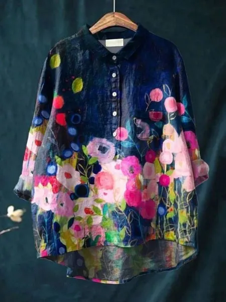 1 1 FREE | Barbara - Classic floral blouse