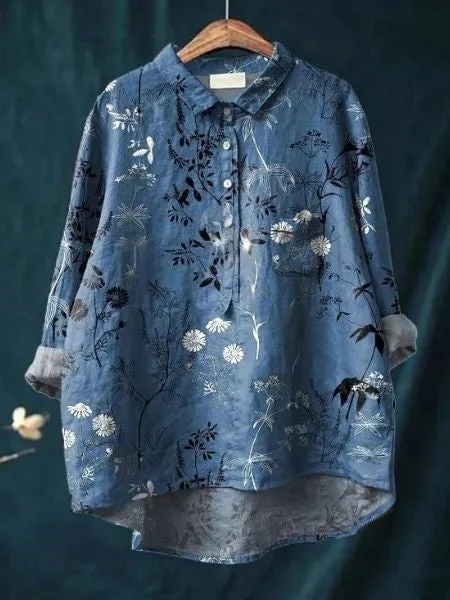 1 1 FREE | Barbara - Classic floral blouse