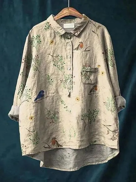 1 1 FREE | Barbara - Classic floral blouse
