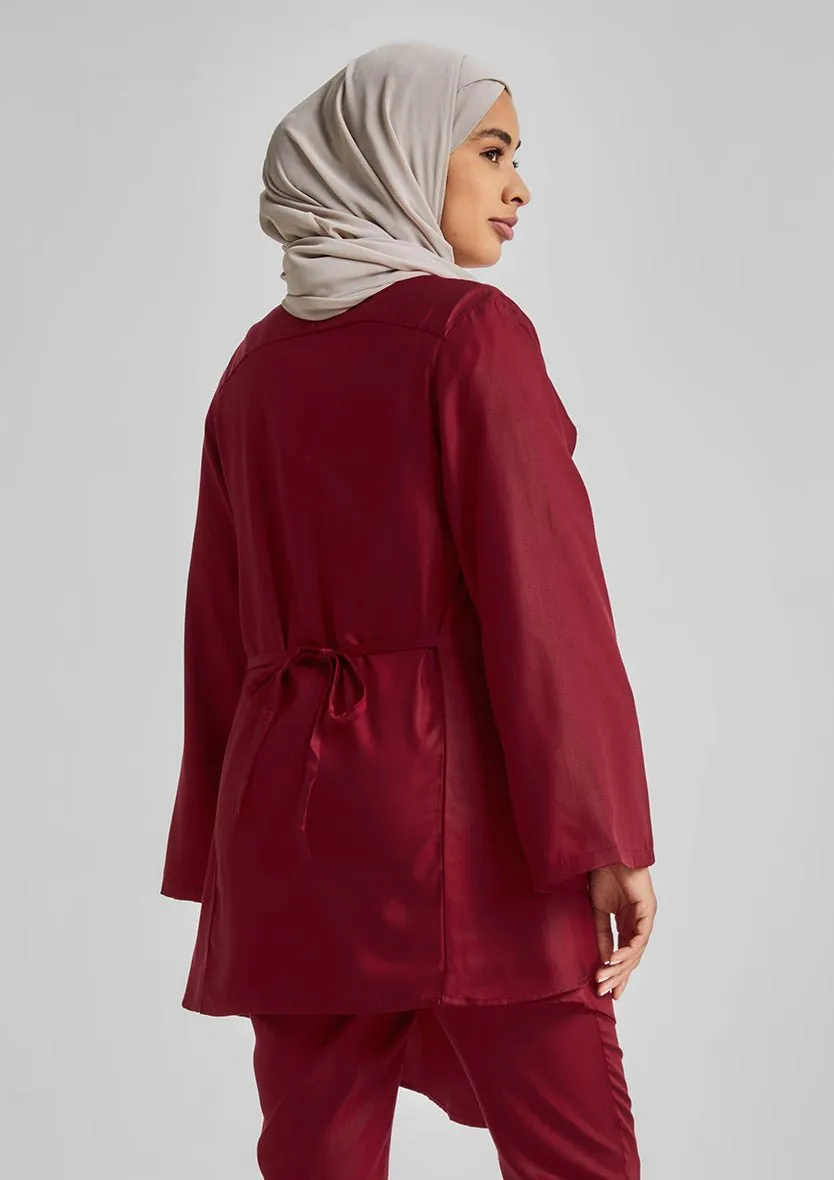 Asymmetric Cardigan-Tencel™