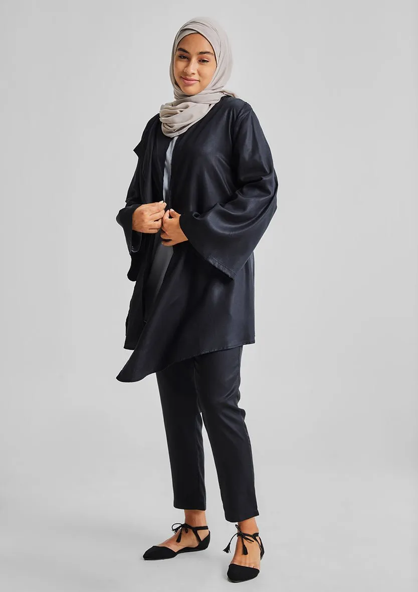 Asymmetric Cardigan-Tencel™