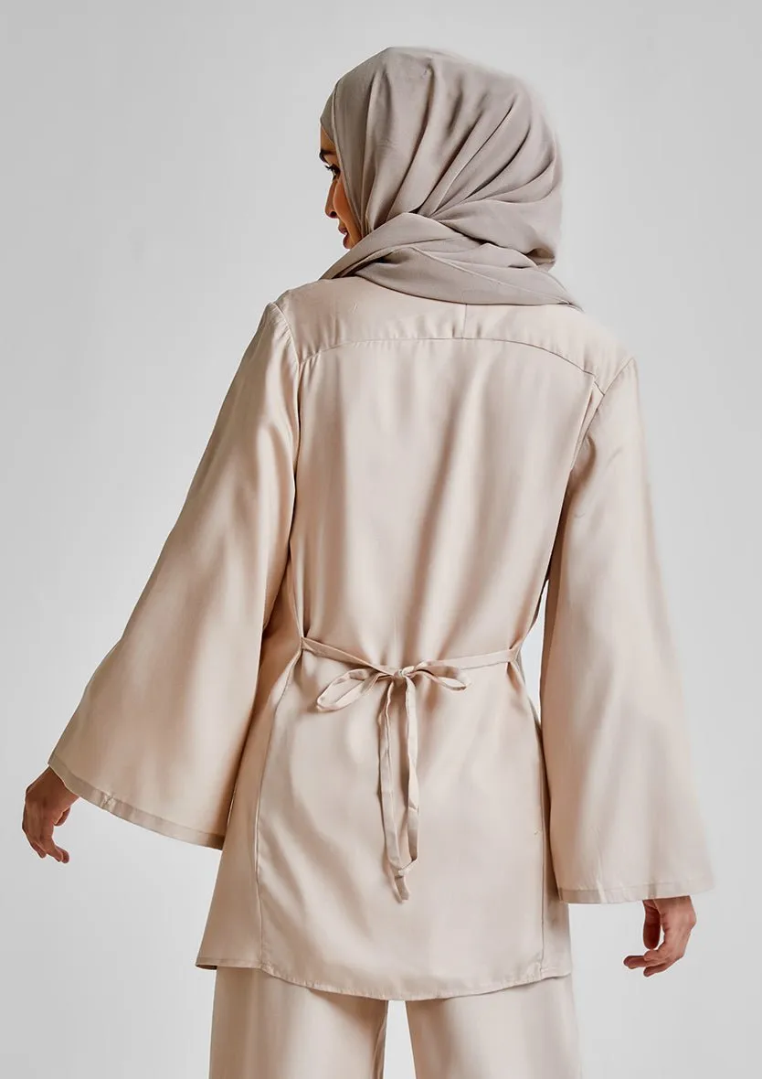 Asymmetric Cardigan-Tencel™
