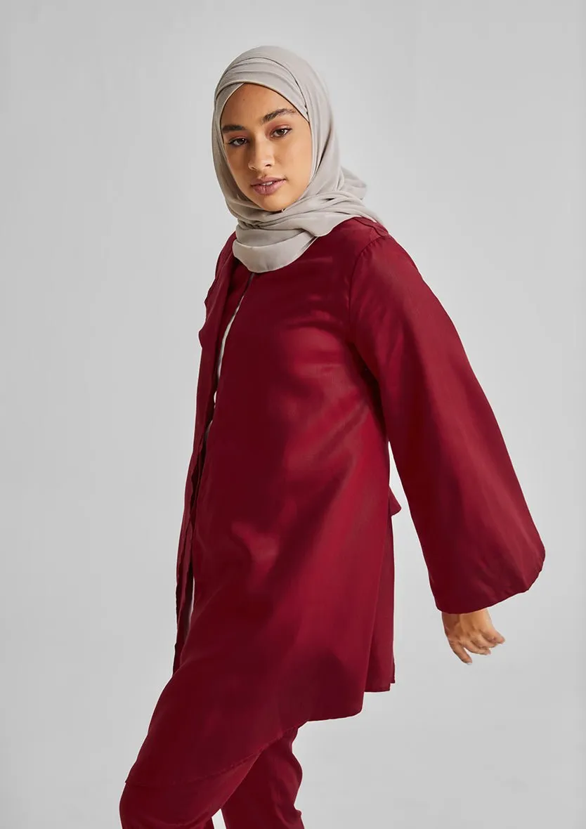Asymmetric Cardigan-Tencel™