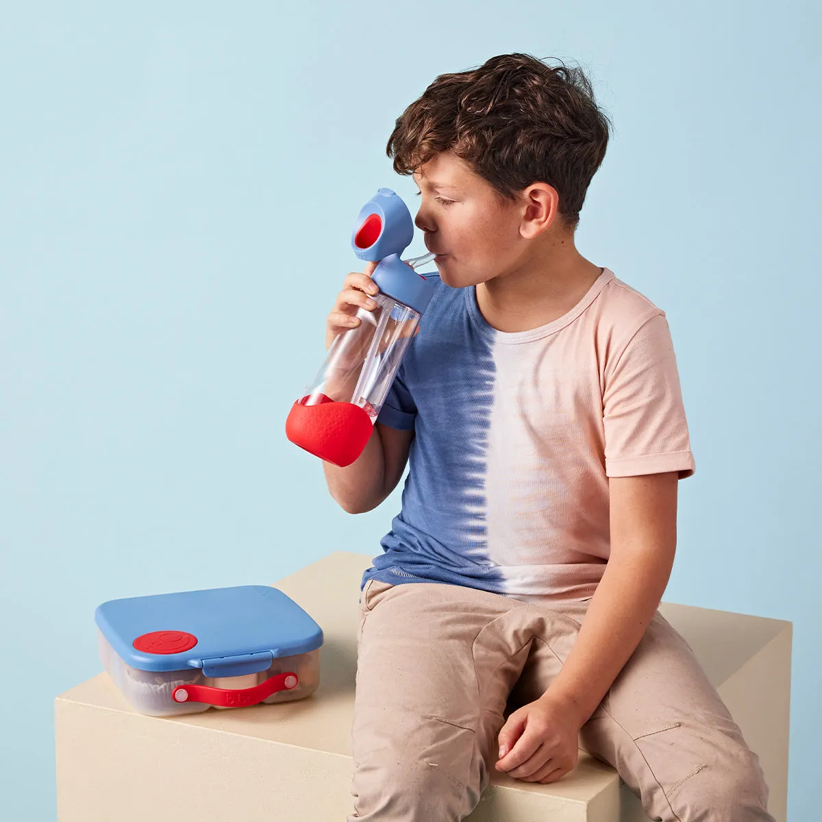 b.box Drink Bottle LARGE - Blue Blaze