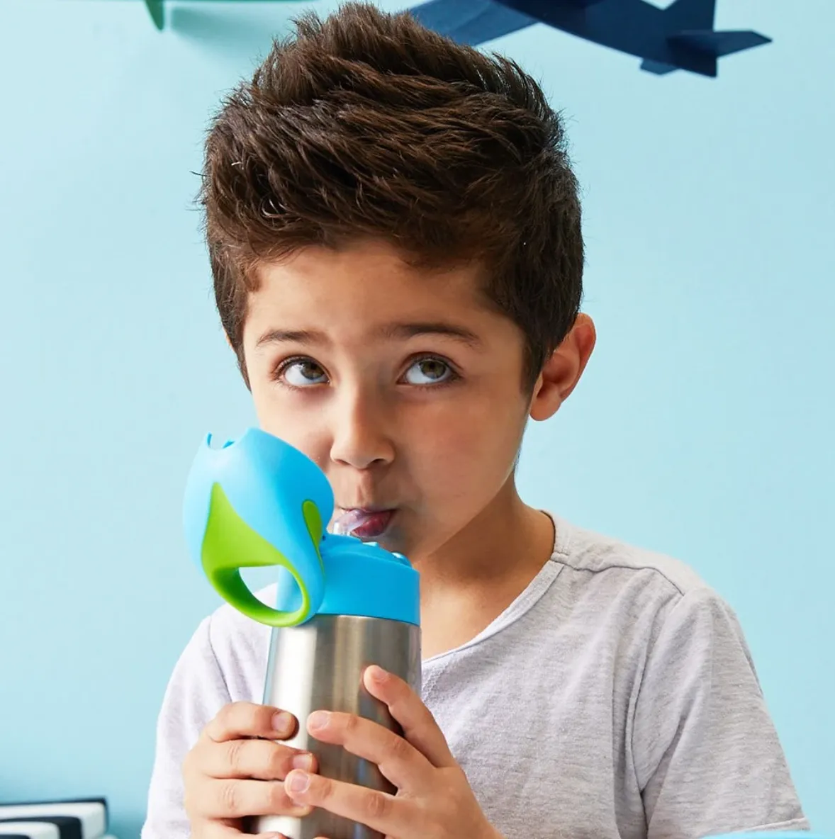 b.box Drink Bottle Replacement Straw Top Pack - Insulated