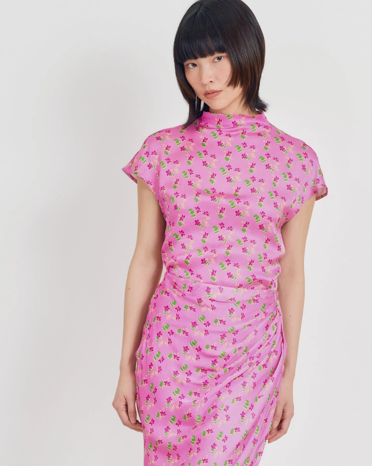 Beach Blossom Satin Top