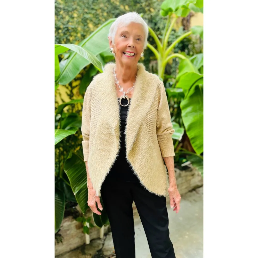 Beth Cardigan (Available in Camel or Teal)