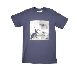 Birds "Portrait" Navy/Cream Oversized S/S T-Shirt