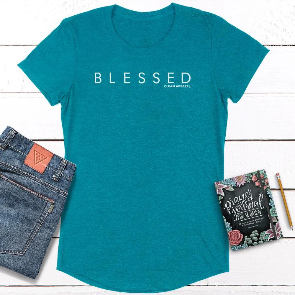 Blessed Ladies Curved Hem Tees