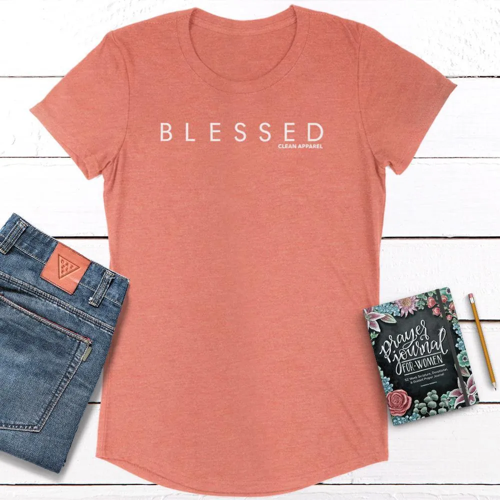 Blessed Ladies Curved Hem Tees