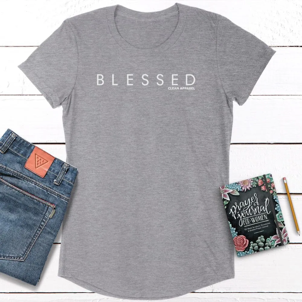 Blessed Ladies Curved Hem Tees