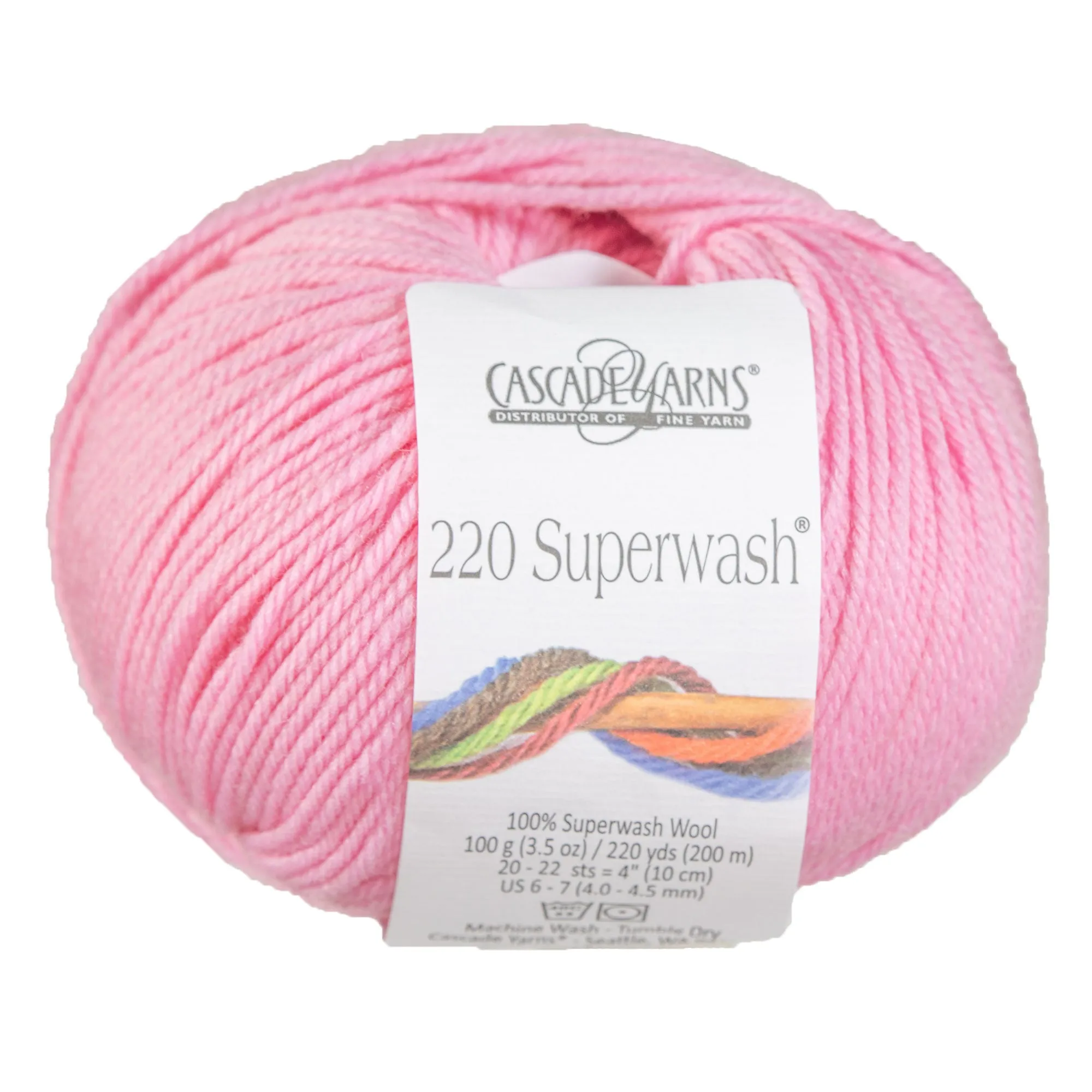 Cascade Yarns 220 Superwash Yarn - 0836 Pink Ice