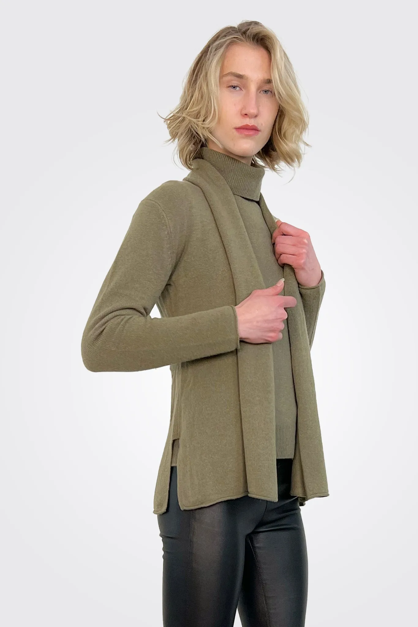 Cashmere Mini Duster - Martini