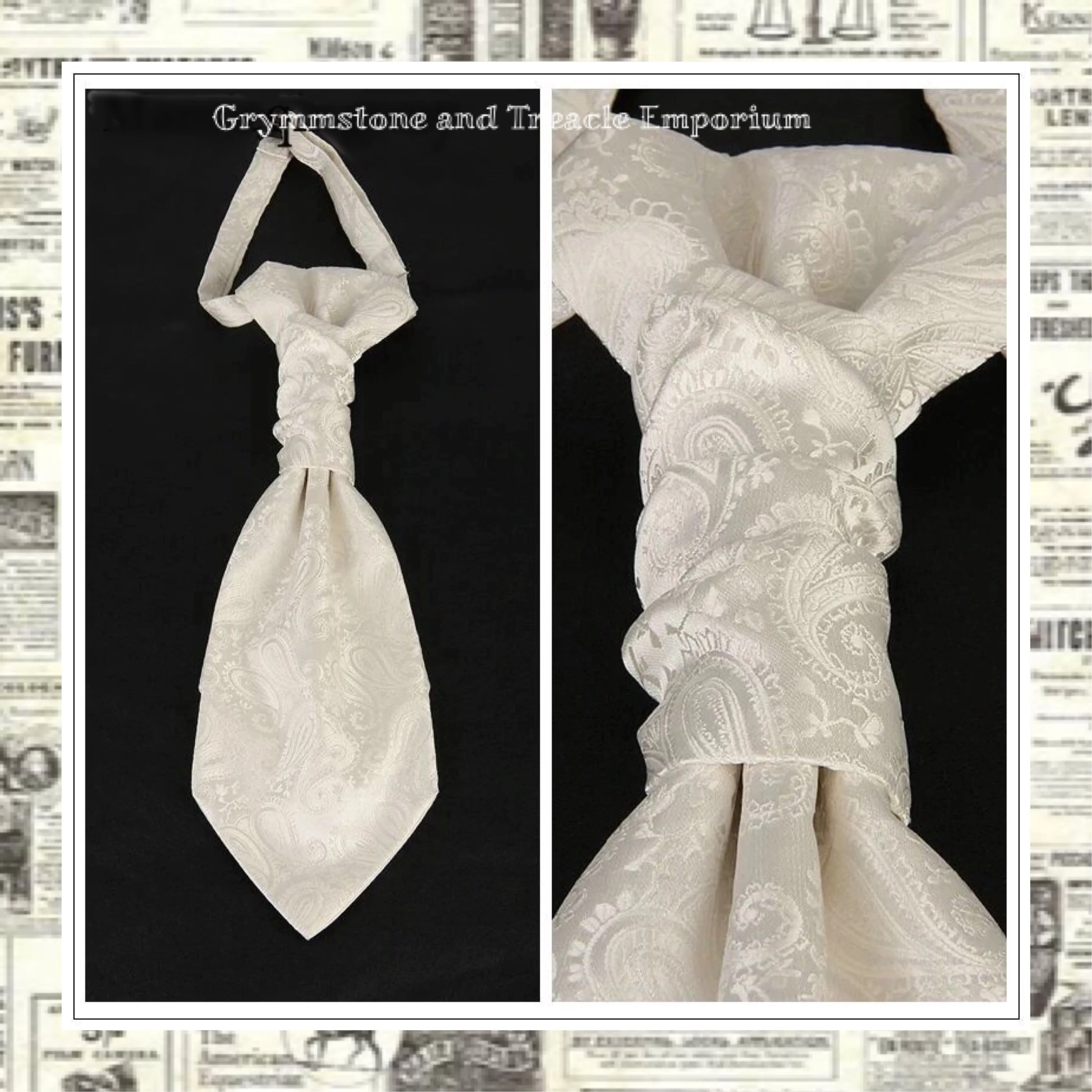 Cravat - Classic Pre-tied Cravat - Paisley