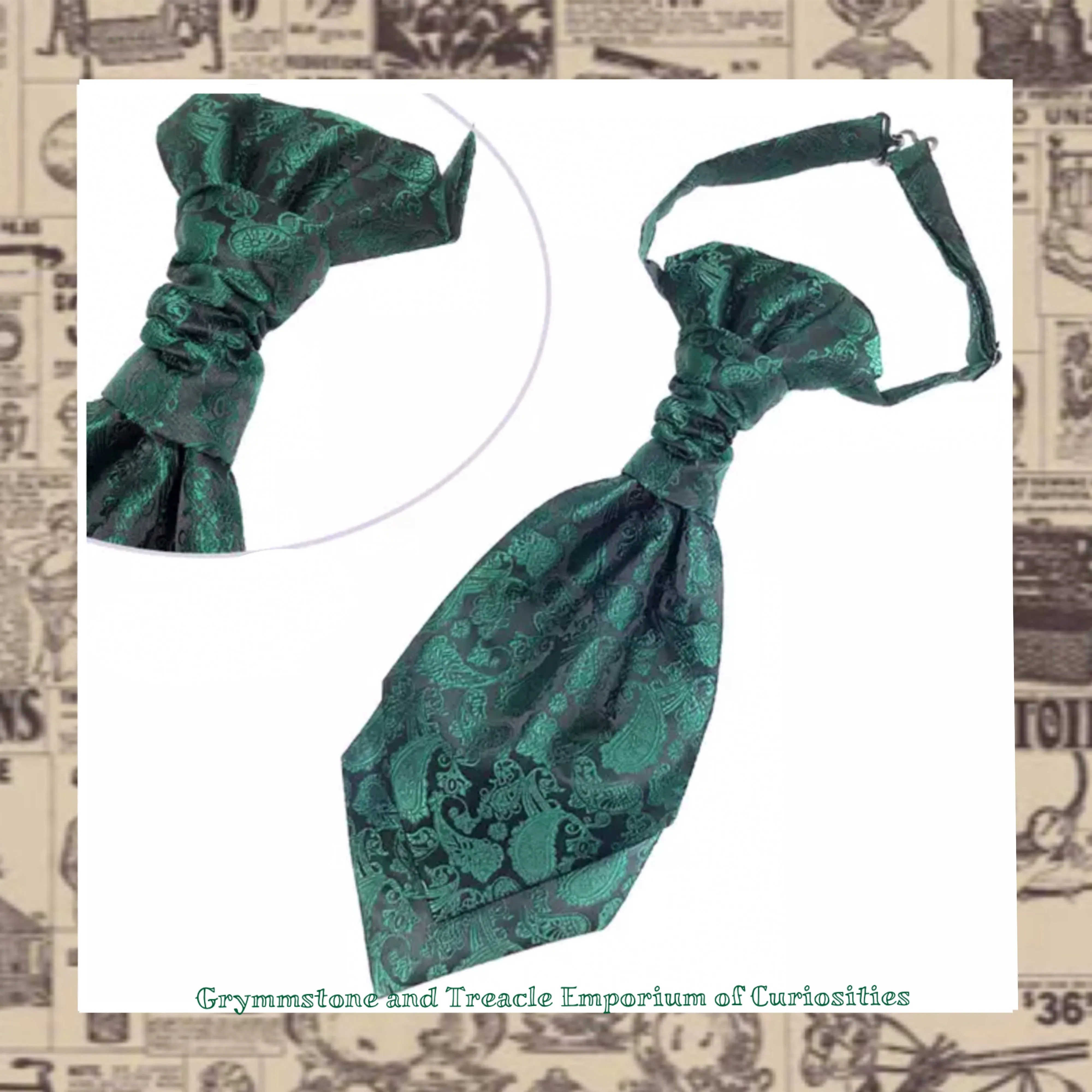 Cravat - Classic Pre-tied Cravat - Paisley