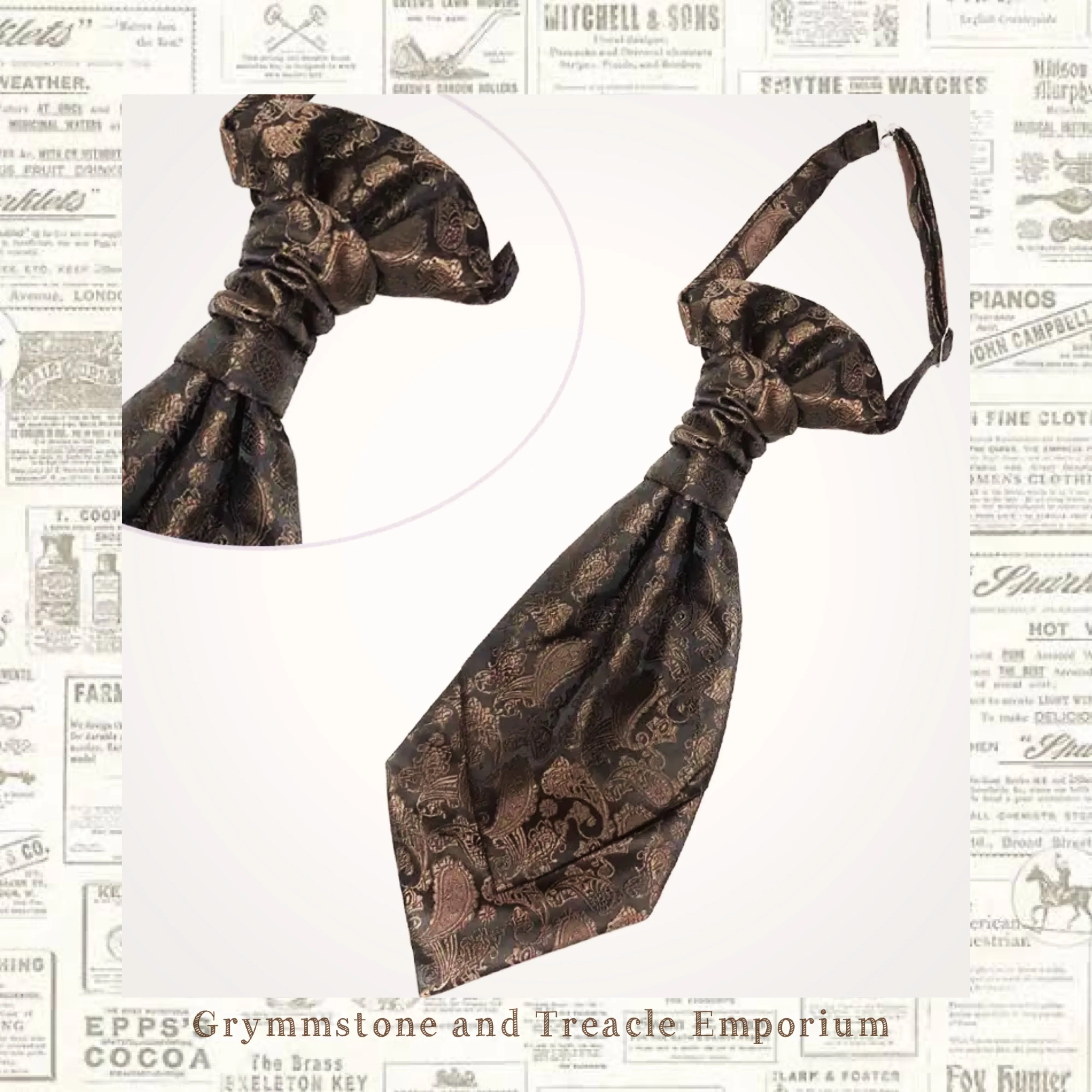 Cravat - Classic Pre-tied Cravat - Paisley