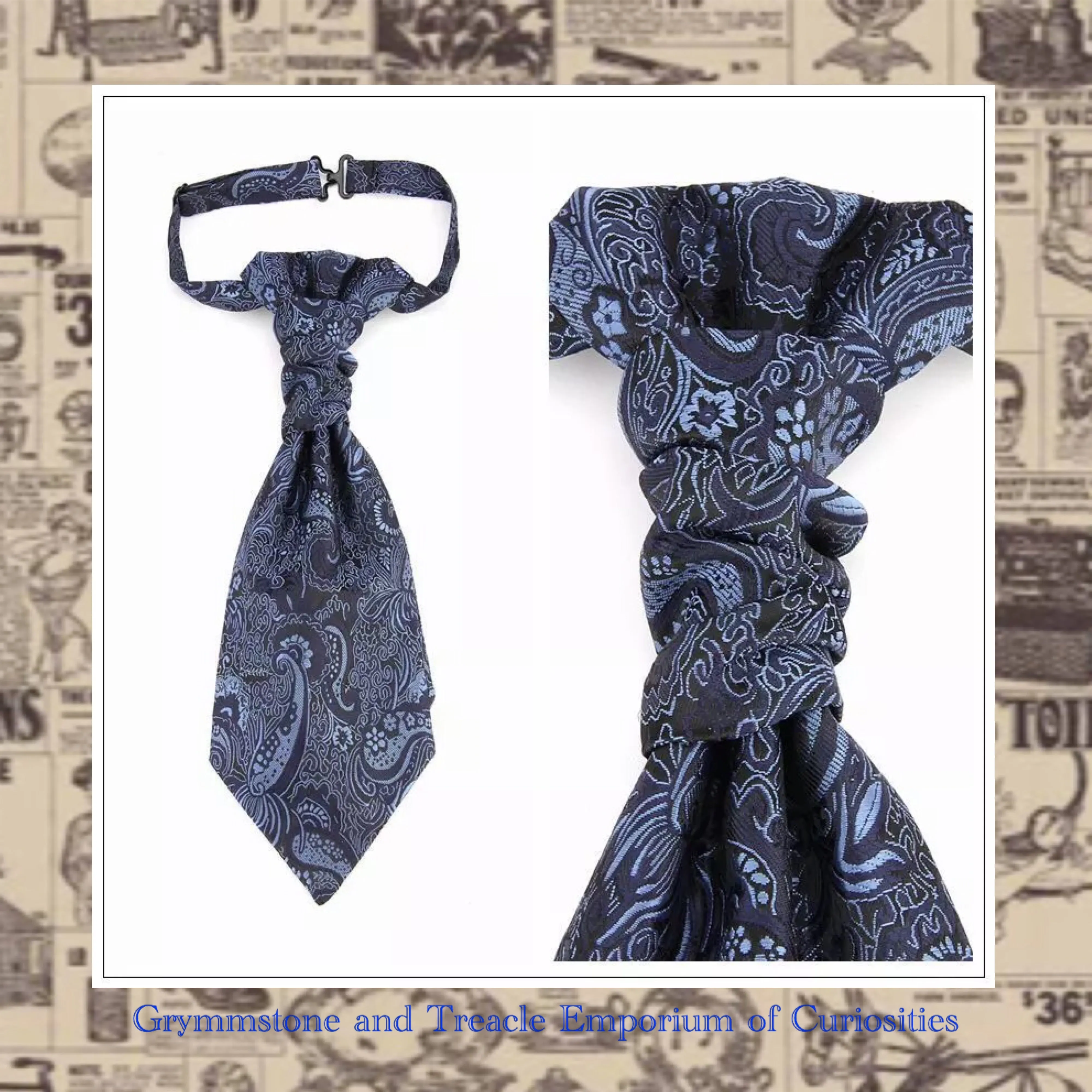 Cravat - Classic Pre-tied Cravat - Paisley