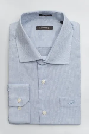 Crocodile Slim Fit Formal Seasonal shirt  Sky Way