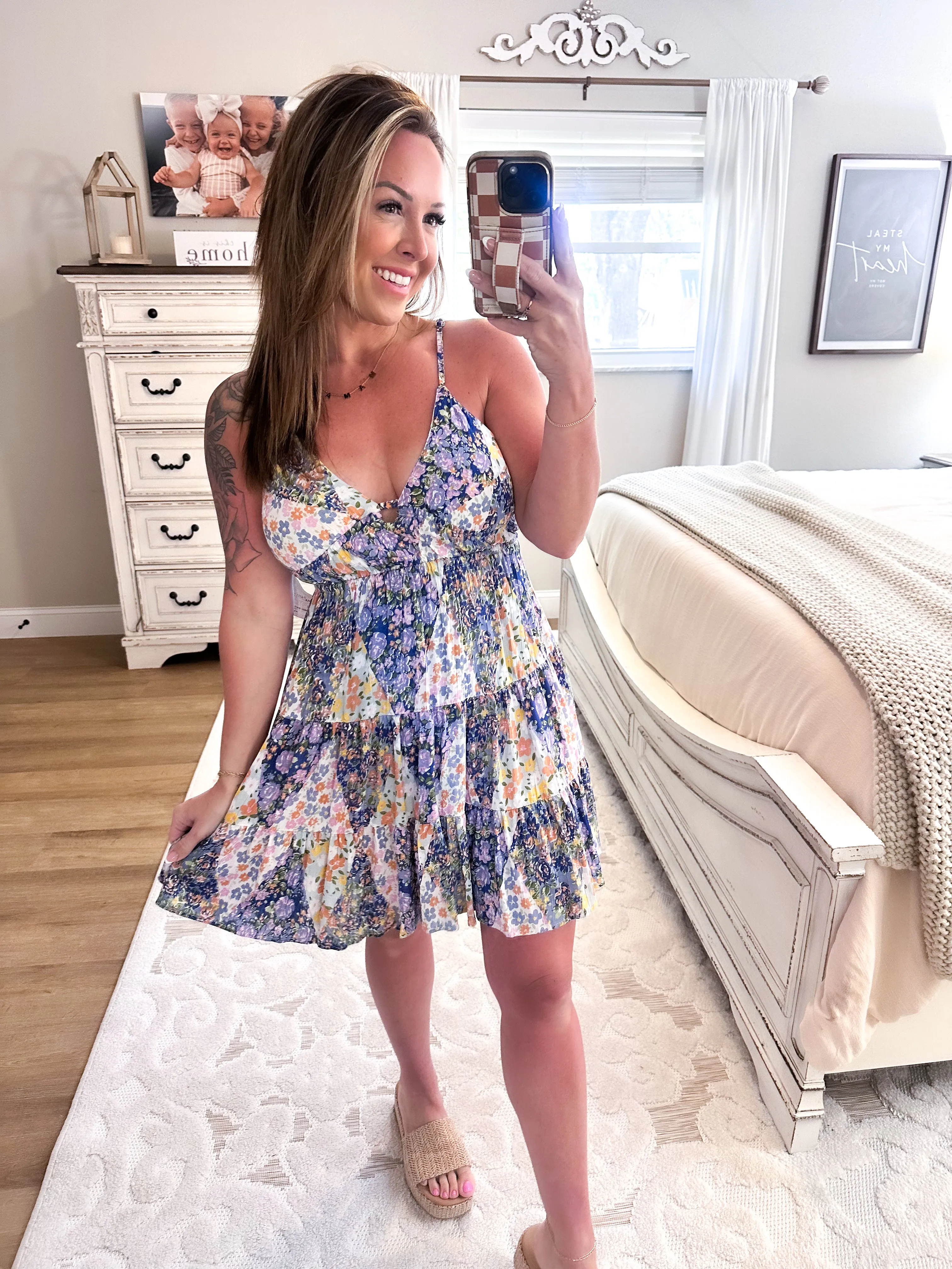 Dancing On The Edge Tiered Dress