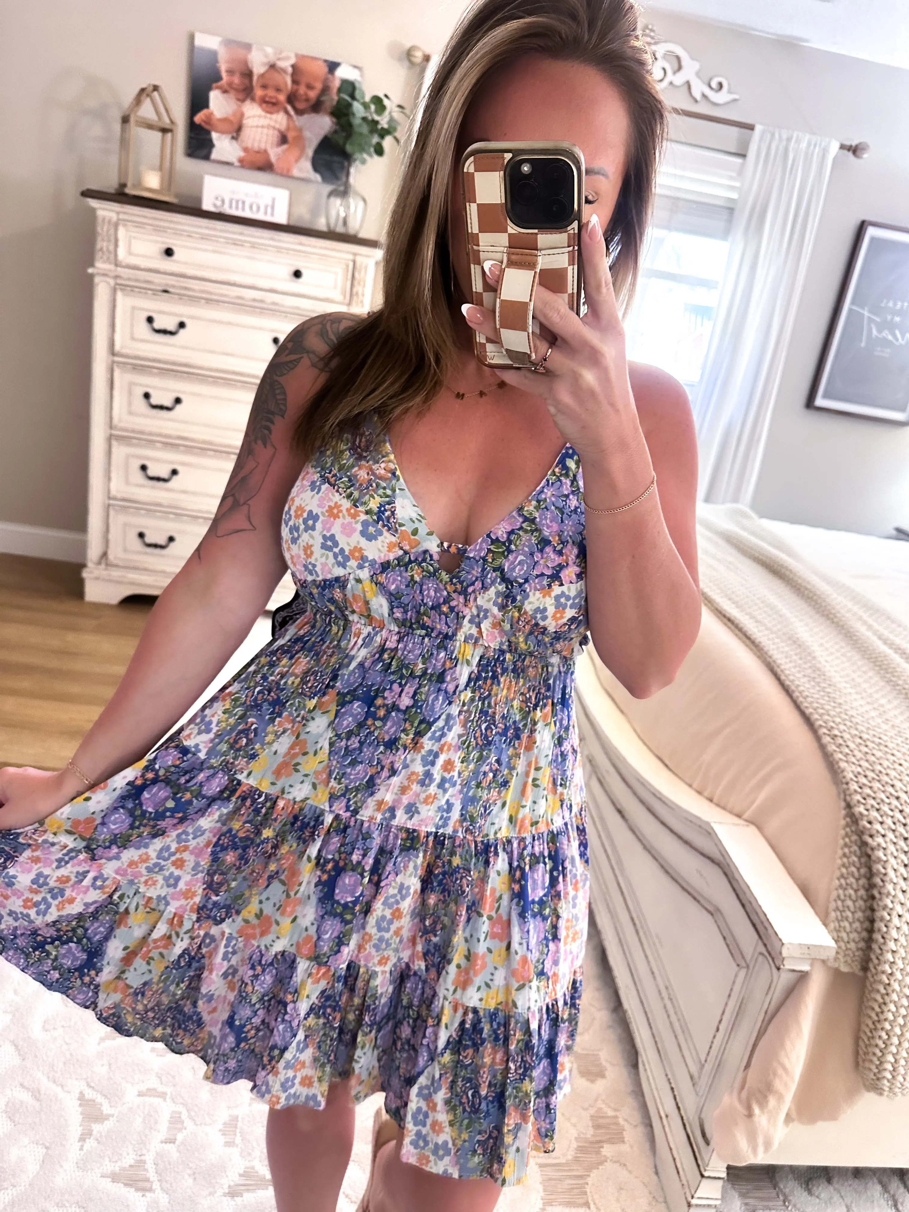 Dancing On The Edge Tiered Dress