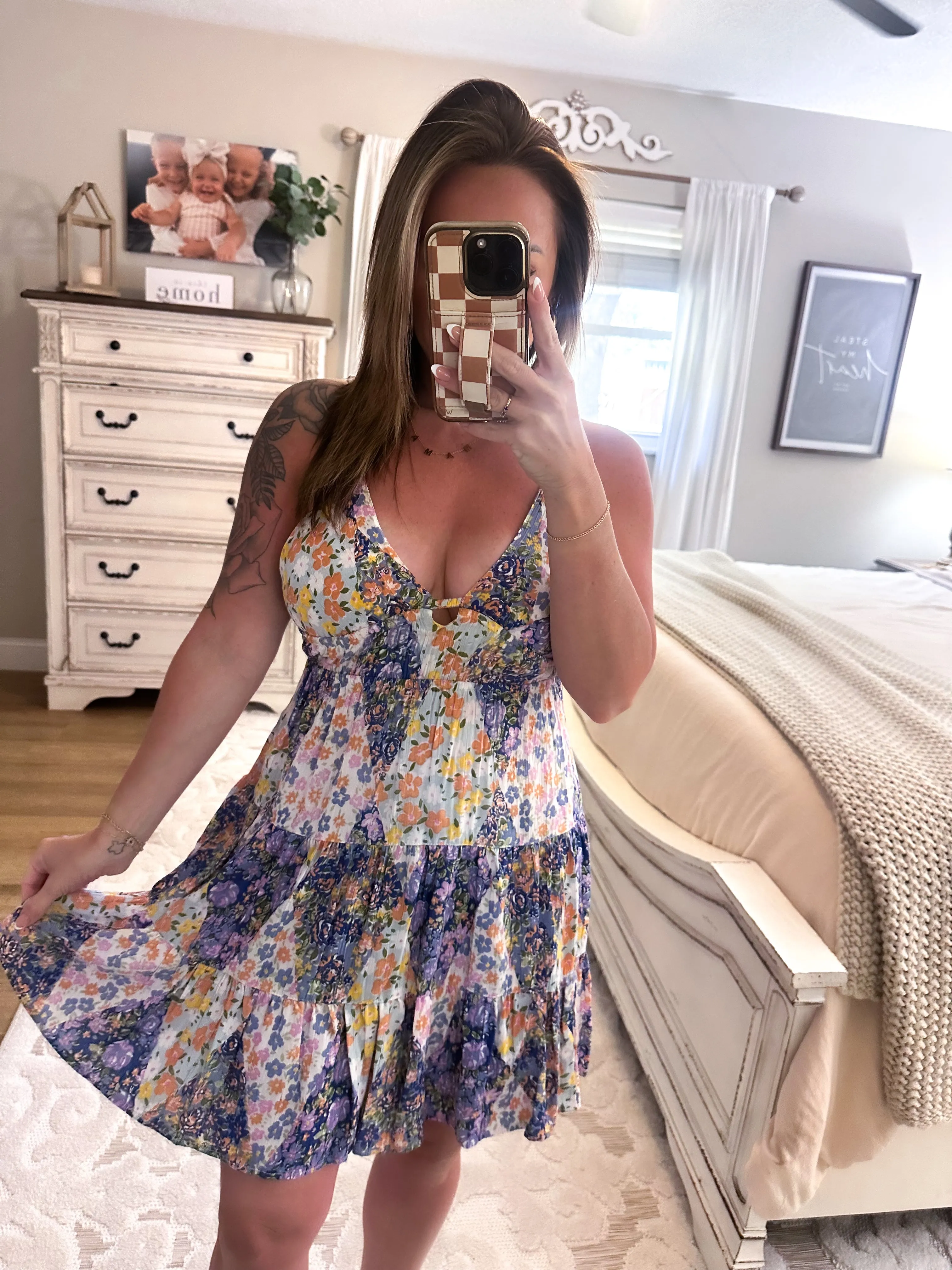 Dancing On The Edge Tiered Dress