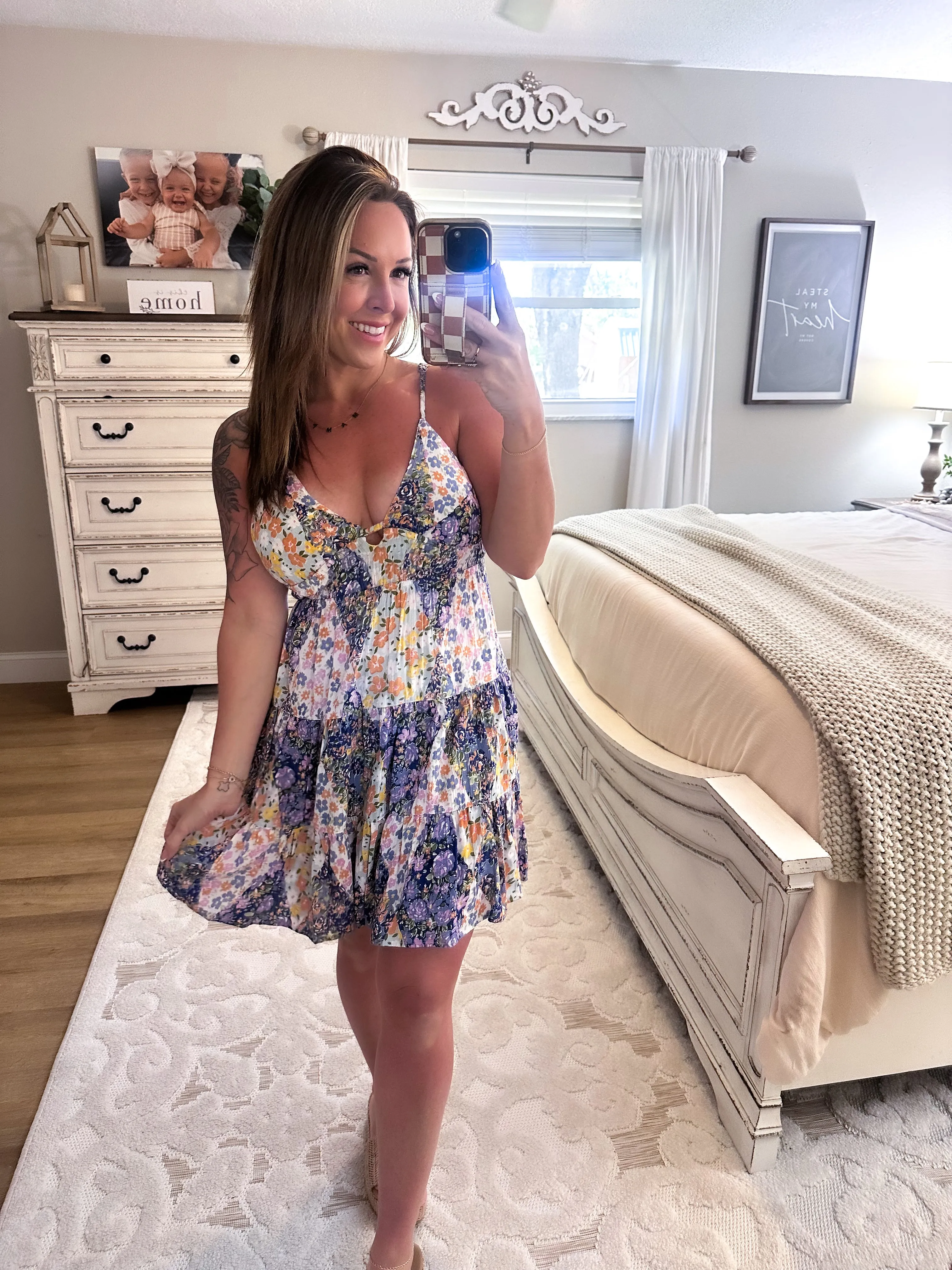 Dancing On The Edge Tiered Dress