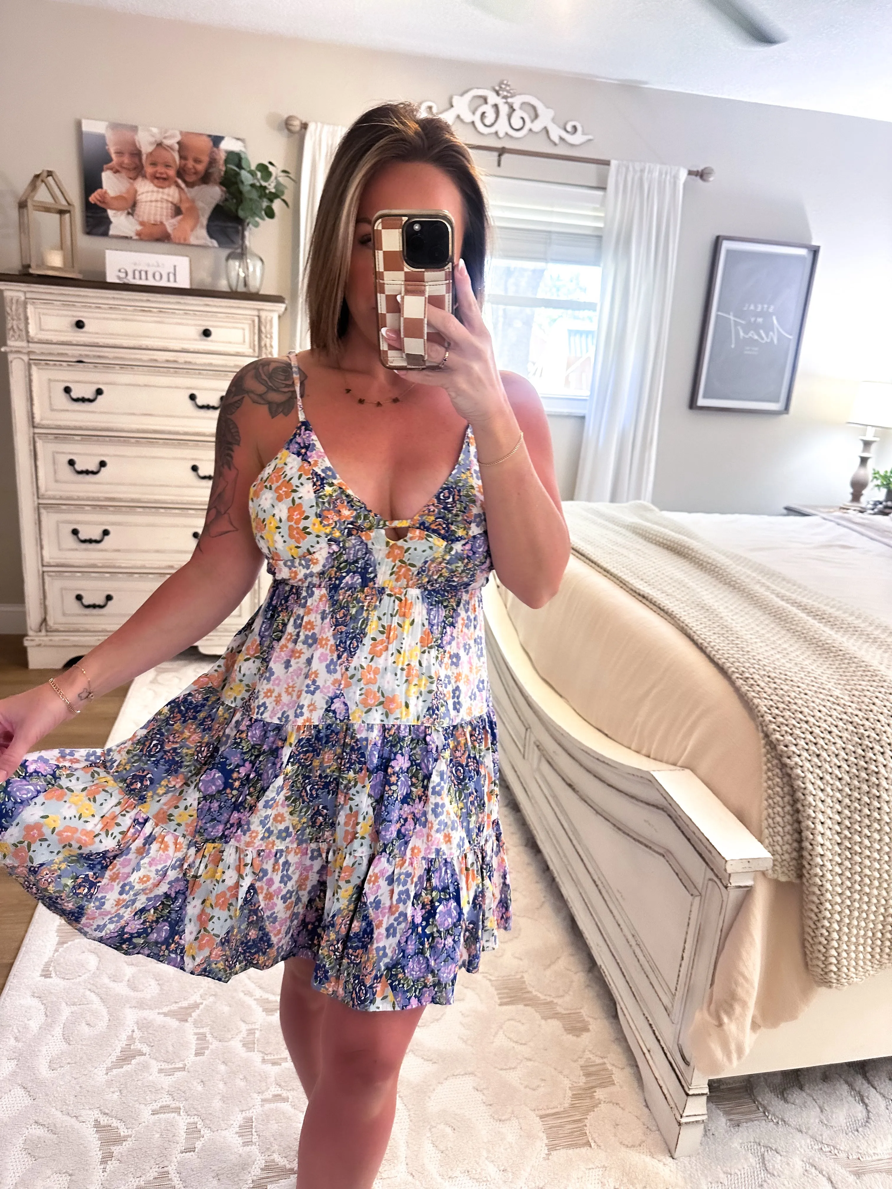 Dancing On The Edge Tiered Dress