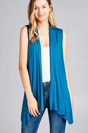 Easy Breezy Sleeveless Open Vest - More Colors!