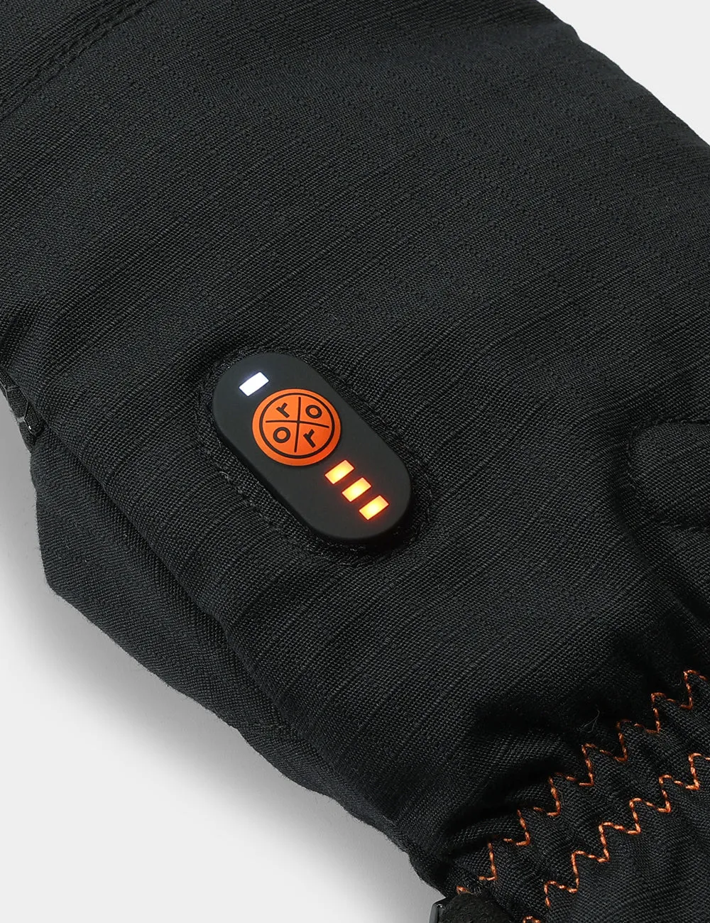 Fargo Unisex Black Heated Flip Top Mittens for Ultimate Warmth and Versatility
