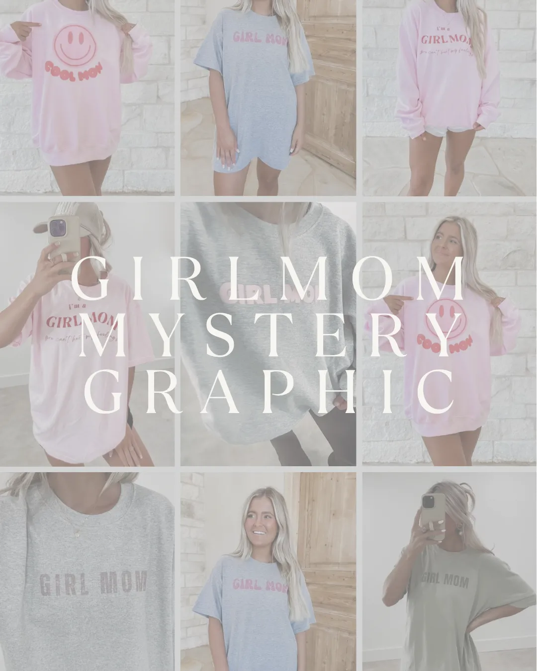 Girl Mom Themed Mystery Graphic (FINAL SALE)
