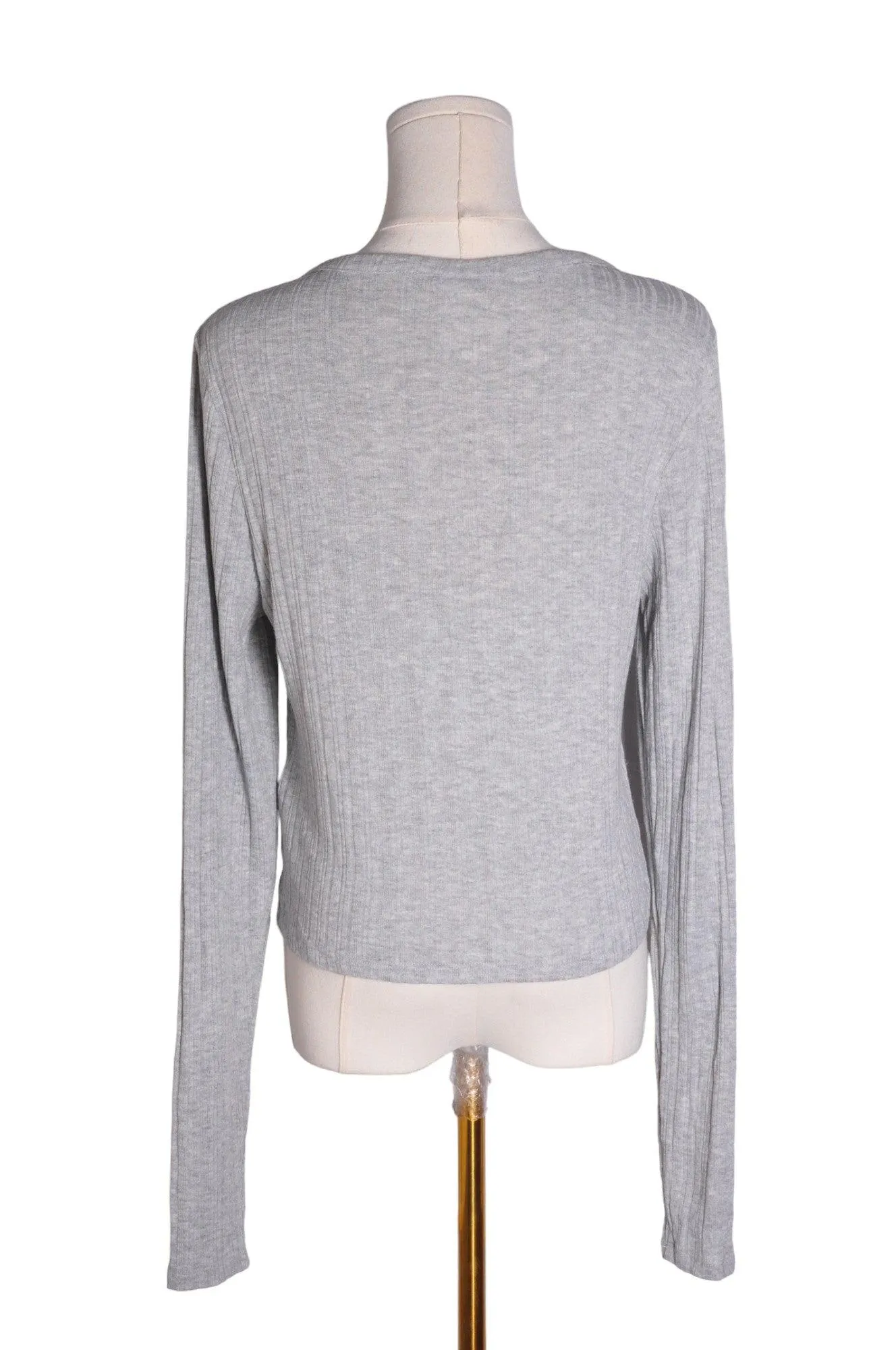 H&M Women Cardigans Regular fit in Gray - L