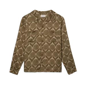 Honor The Gift Floral Button Up 'Olive'