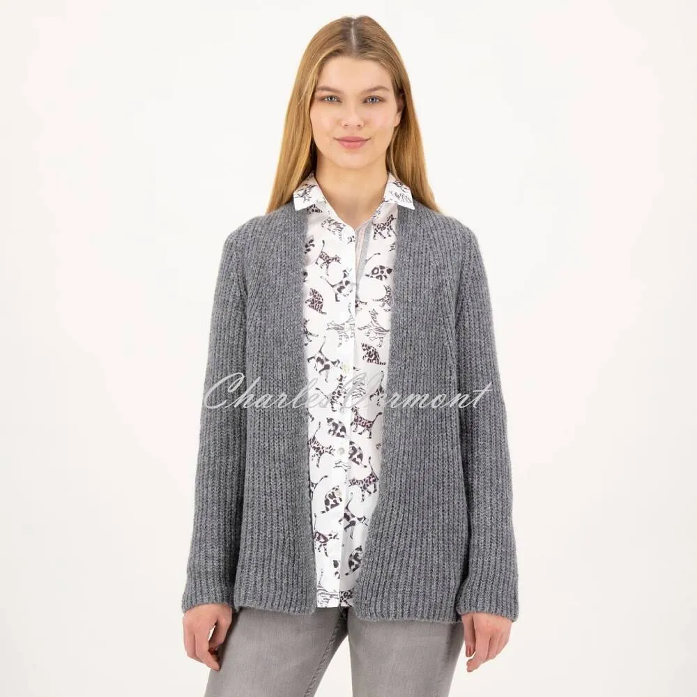 Just White Cardigan - Style J1968 (Grey)