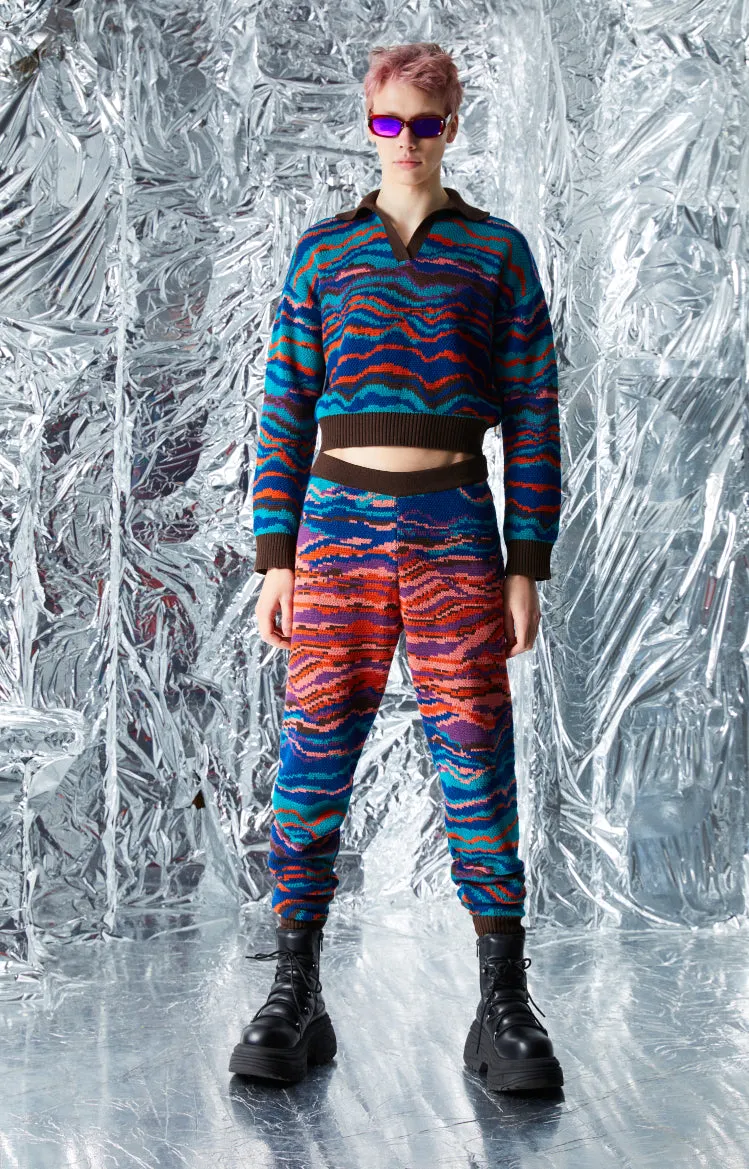 Leah Multicolor Knitted Pants