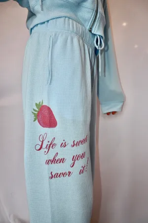 Life is Sweet Wide Leg Sweatpants