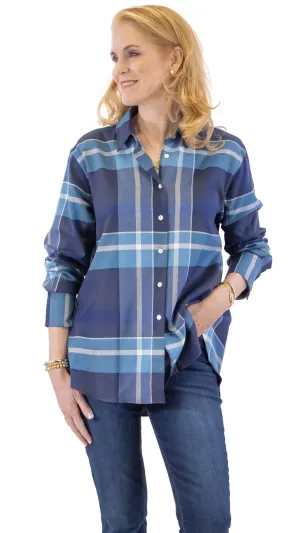 Lizzy Shirt - Denim Check
