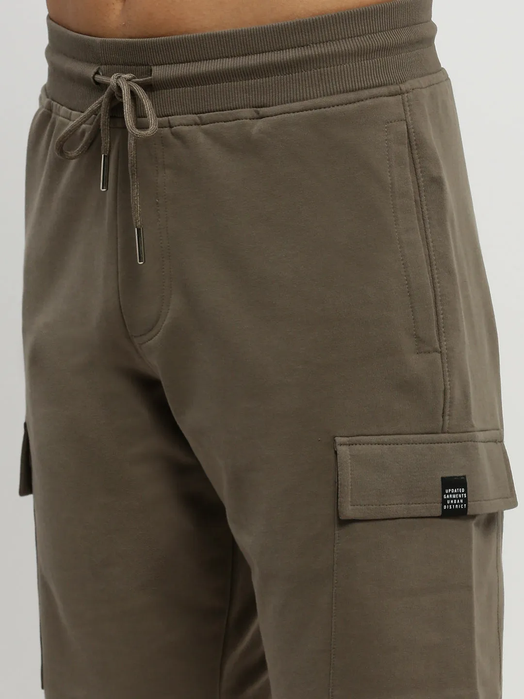 Men Green Round Neck T-Shirt & Shorts Co ords Set