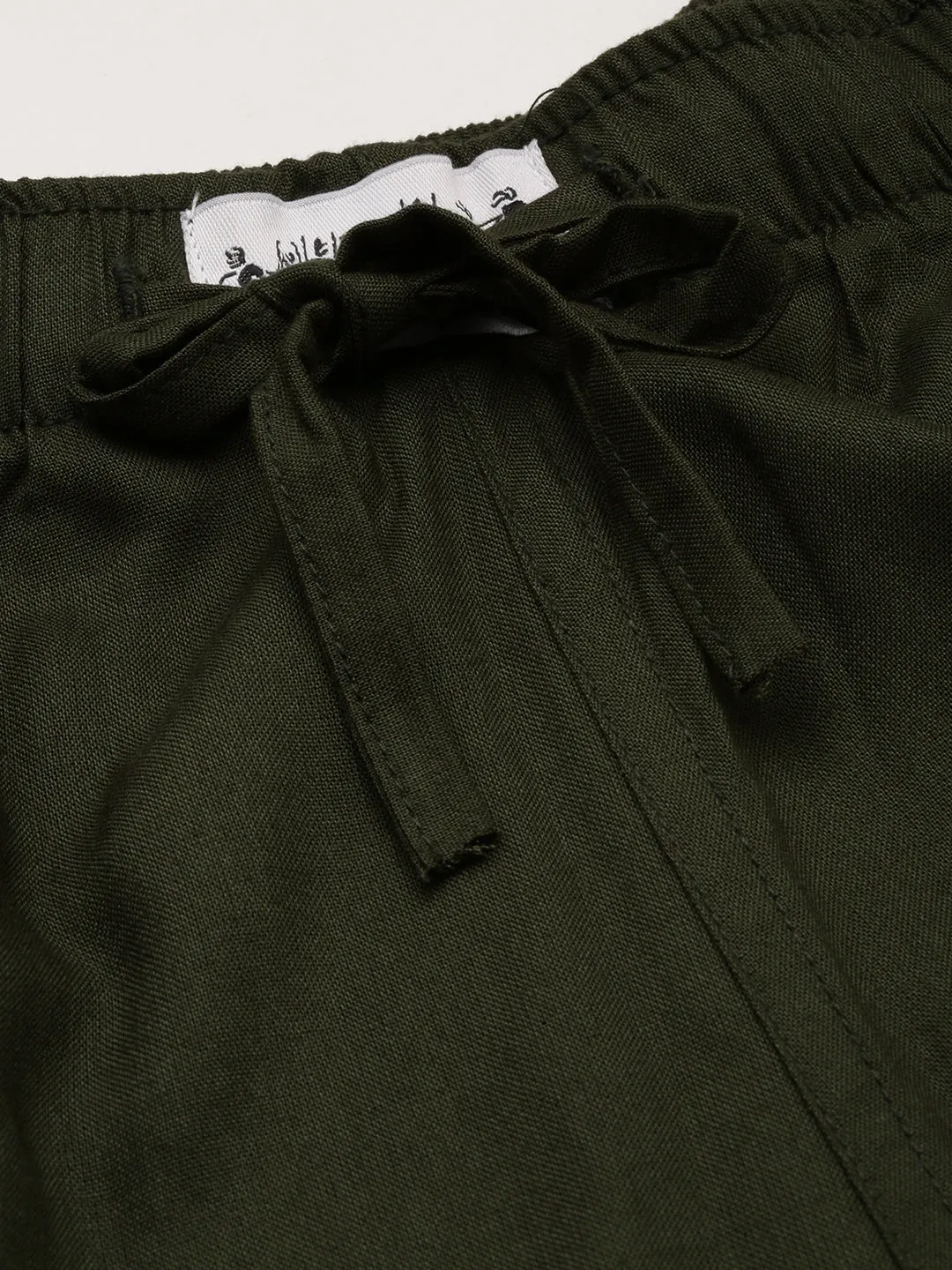 Men Green Shirt Collar Slim Fit Co-Ords Set