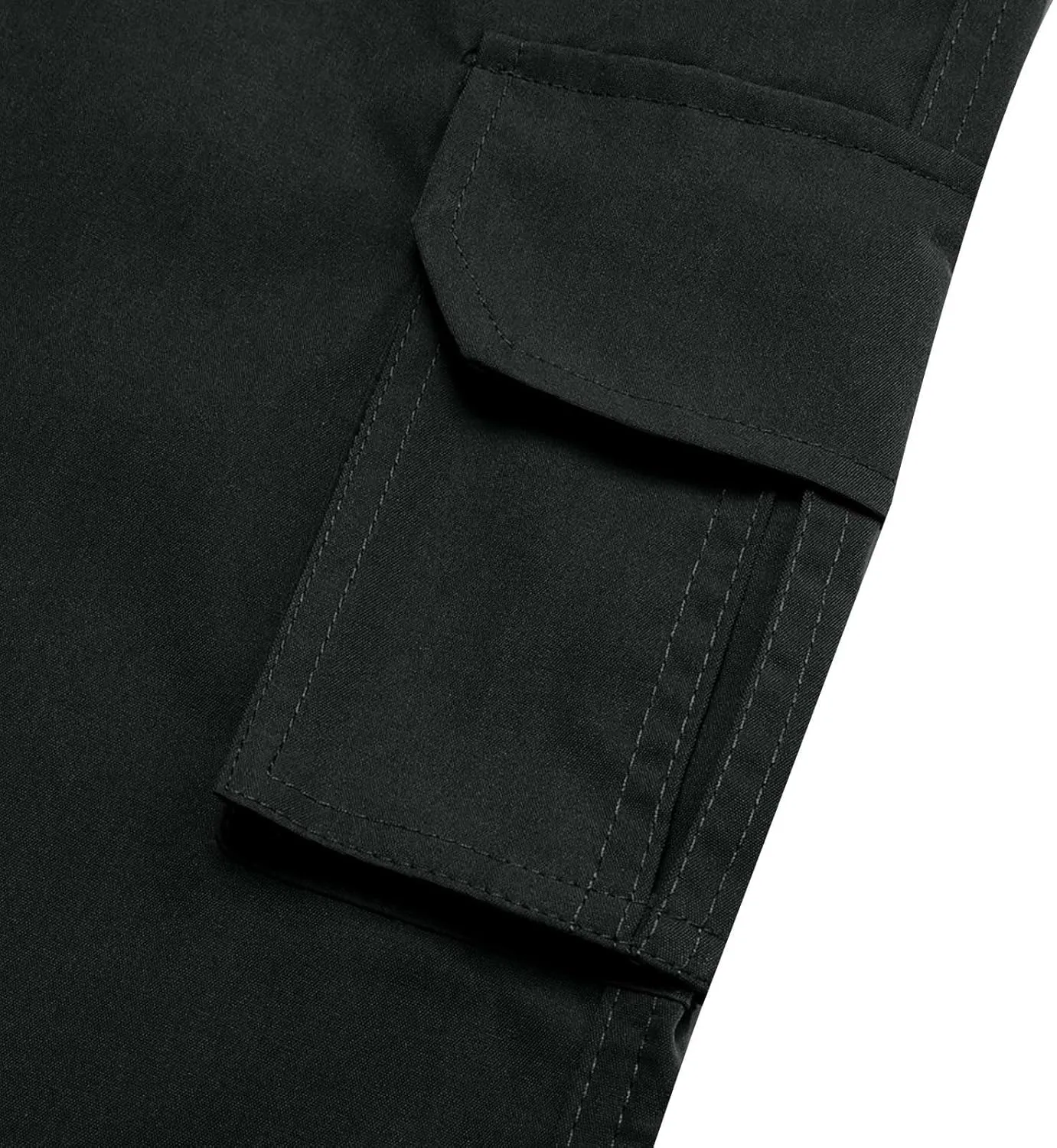 MIDOO Cargo Pants for Men Relaxed Fit Lightweight Travel Pants Breathable Athletic Fishing Active Joggers Zipper Pockets