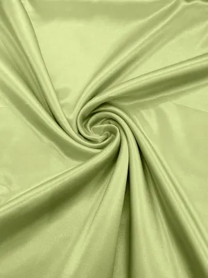 Neutro Sage Crepe Back Satin Bridal Fabric Draper/Prom/Wedding/58" Inches Wide Japan Quality