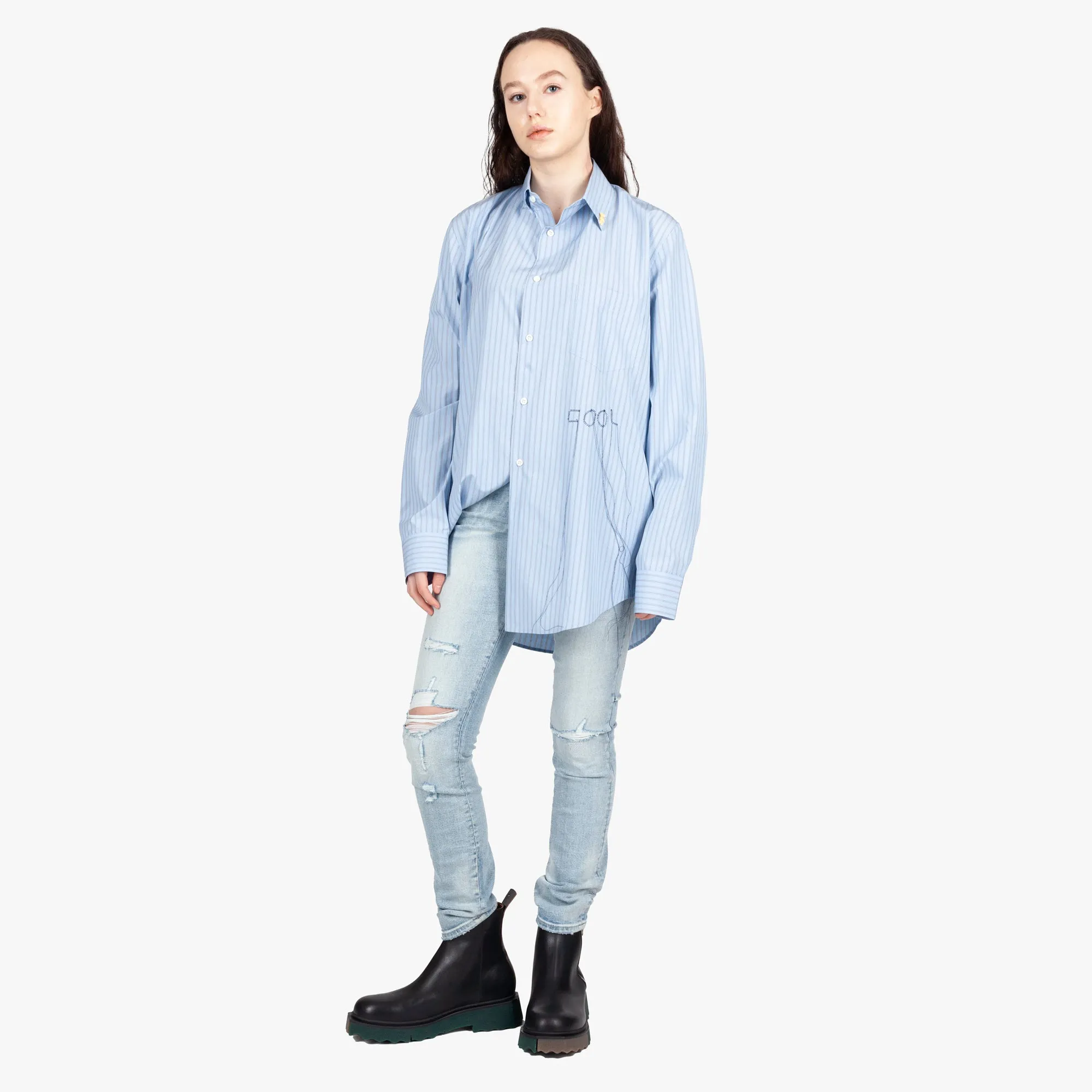 Oversize Striped Shirt