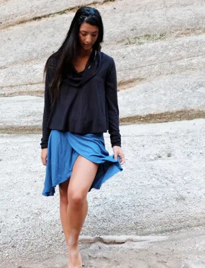 Petal Front Short Skirt