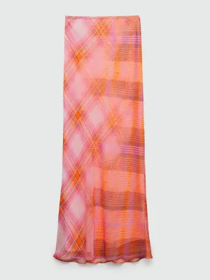 Printed long skirt