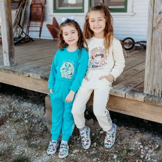 Proud to be a Cowgirl Sweatpants Set Kids (6-7T)