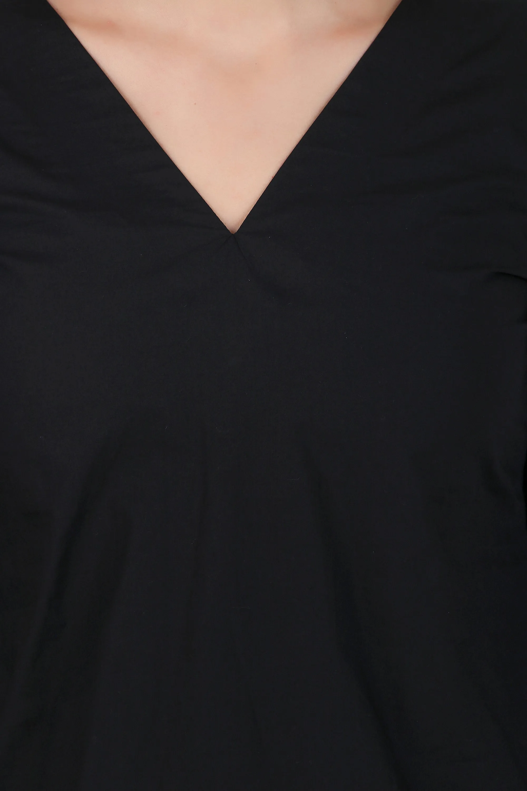 Puff Perfection, Long Sleeves Top,  Black