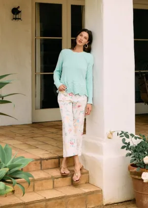 Seallie Scalloped Hem Sweater in Light Patina - FDJ French Dressing 1524314