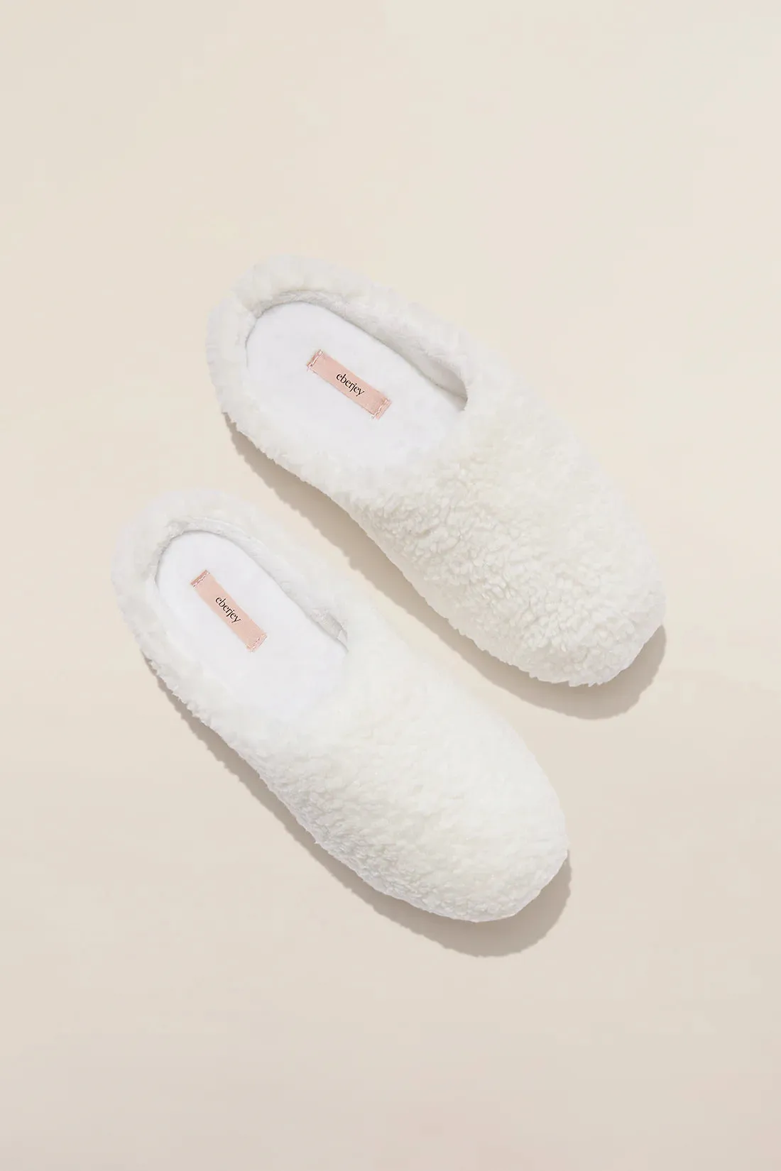 Sherpa Slippers - Ivory