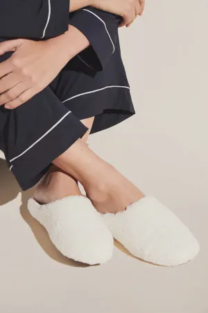 Sherpa Slippers - Ivory