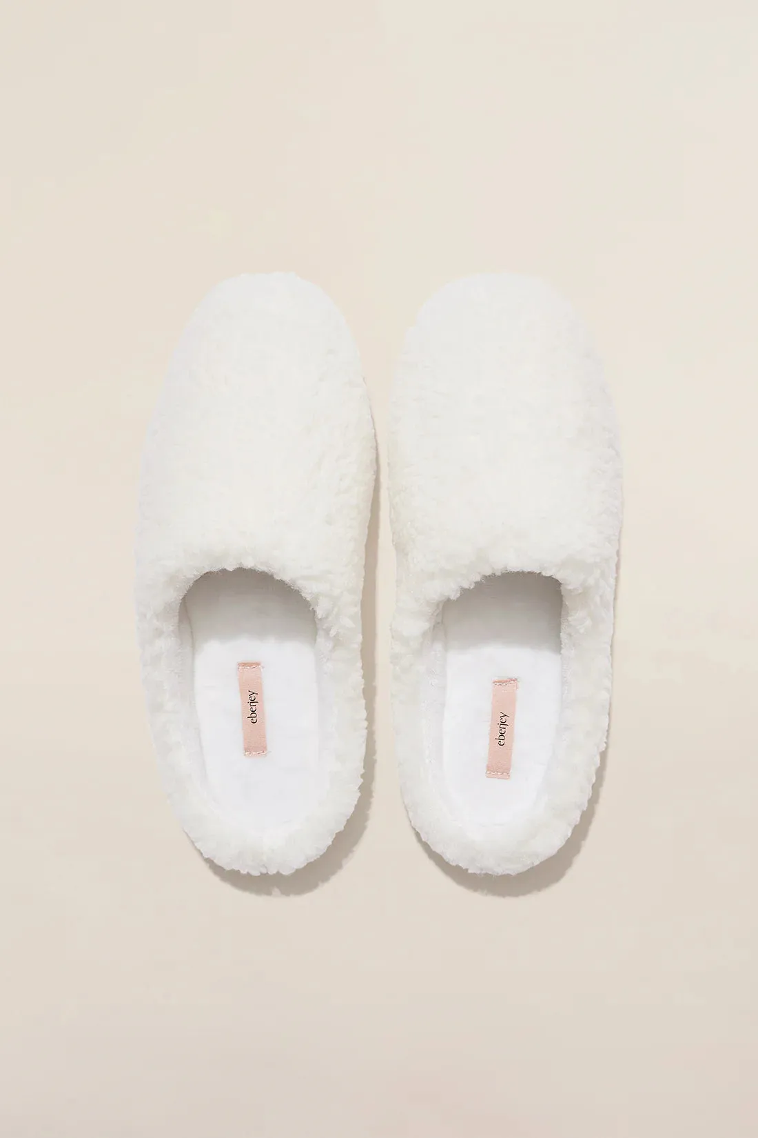 Sherpa Slippers - Ivory